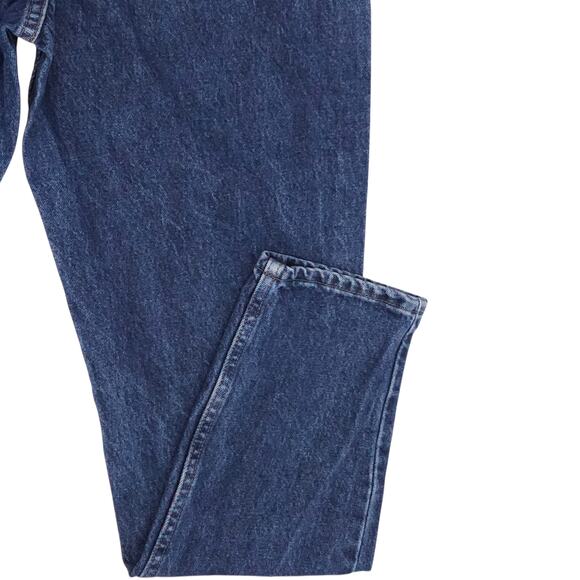 Vintage Lee Jeans Womens 12 Medium Blue High Rise Tapered Leg Denim 90s - Picture 12 of 12
